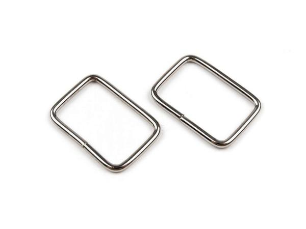 Schlaufe Rechteckig Breite 13x20 mm - Nickel